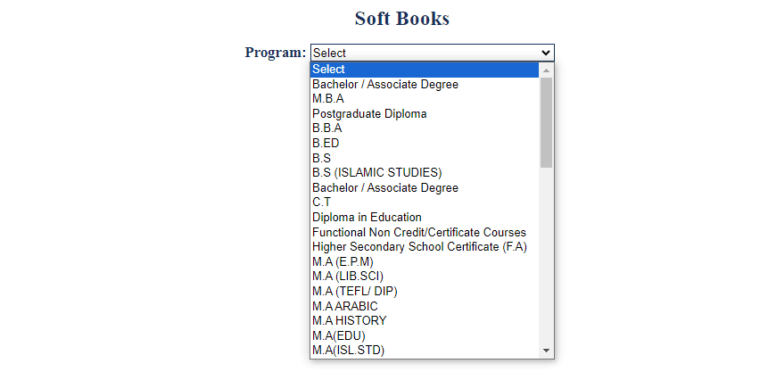 AIOU Soft Books Free Download For All Programs - AIOU Soft Books 2024-2025