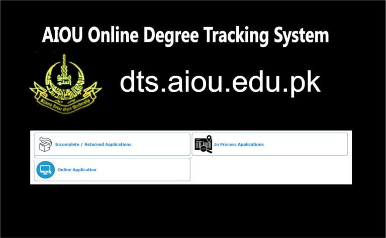 AIOU Online Degree Tracking System