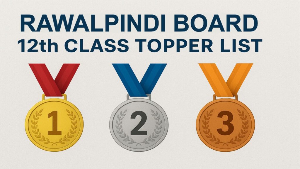 Rawalpindi Board 12th Class Topper List 2025