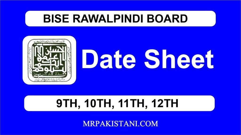 Rawalpindi board date sheet