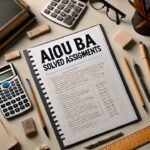 AIOU BA Solved Assignments for All Books