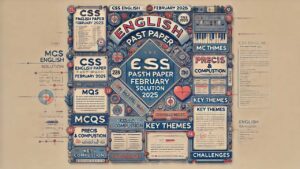 CSS English Past Paper February 2025 Solution