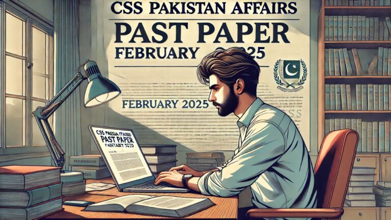 CSS Pakistan Affairs Past Paper February 2025
