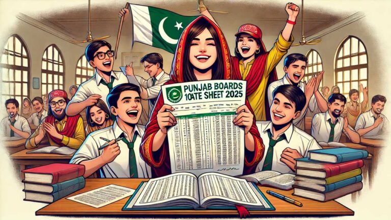 Punjab Board Release 10th Class Date Sheet 2025