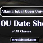 aiou date sheet 2025