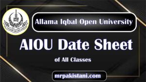 aiou date sheet 2025