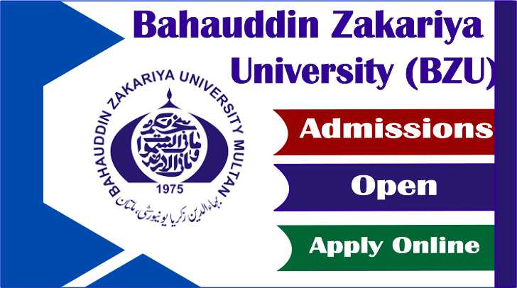 Bahuddin Zakariya University Multan Admissions