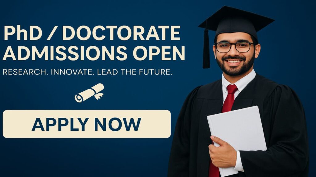 Postgraduate / Doctorate Admissions Open in Pakistan