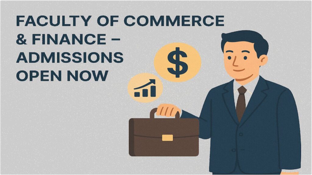 Top Universities Offering Commerce & Finance Admissions 2025