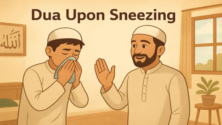 Dua Upon Sneezing