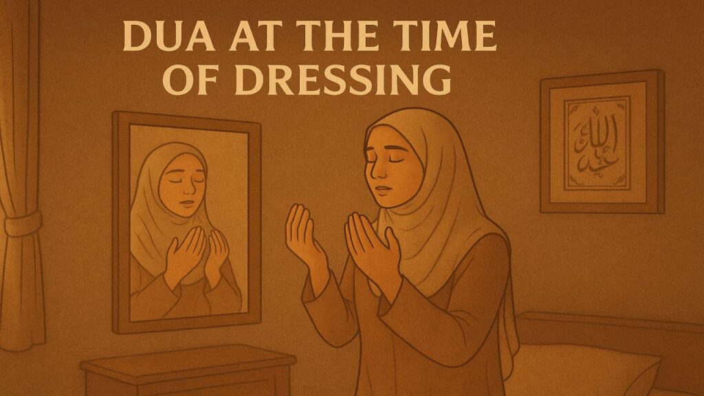 Dua at the Time of Dressing