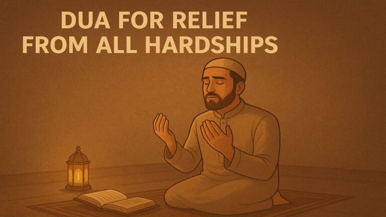 Dua for Relief From All Hardships