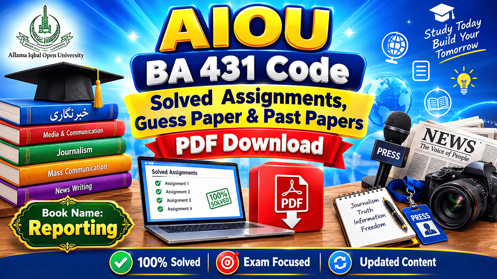 AIOU BA 431 Code Assignments, Guess Papers & Past Papers